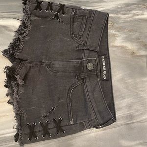 Express Mid-rise Jean Shorts